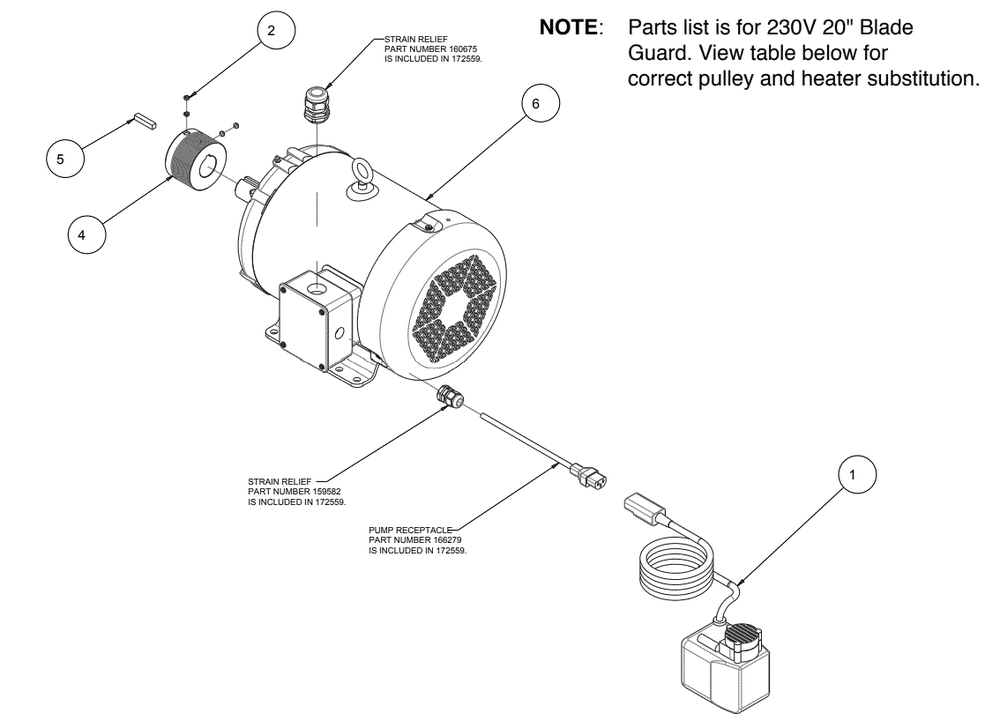 Section 20 Diagram and Parts List for MK-5007T 160641 MK Diamond Concrete Saw